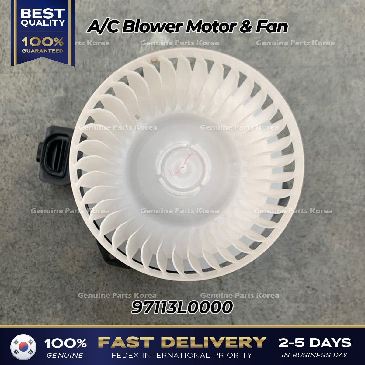 Genuine A/C Blower Motor & Fan 97113L0000 for Hyundai Sonata