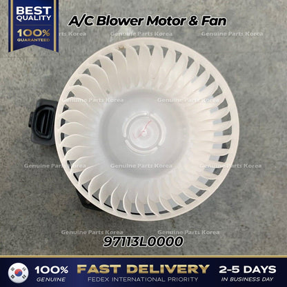 Genuine A/C Blower Motor & Fan 97113L0000 for Hyundai Sonata