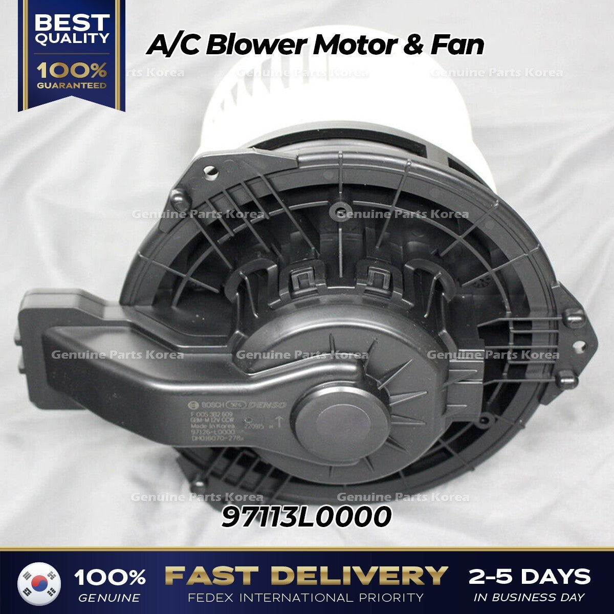 Genuine A/C Blower Motor & Fan 97113L0000 for Hyundai Sonata