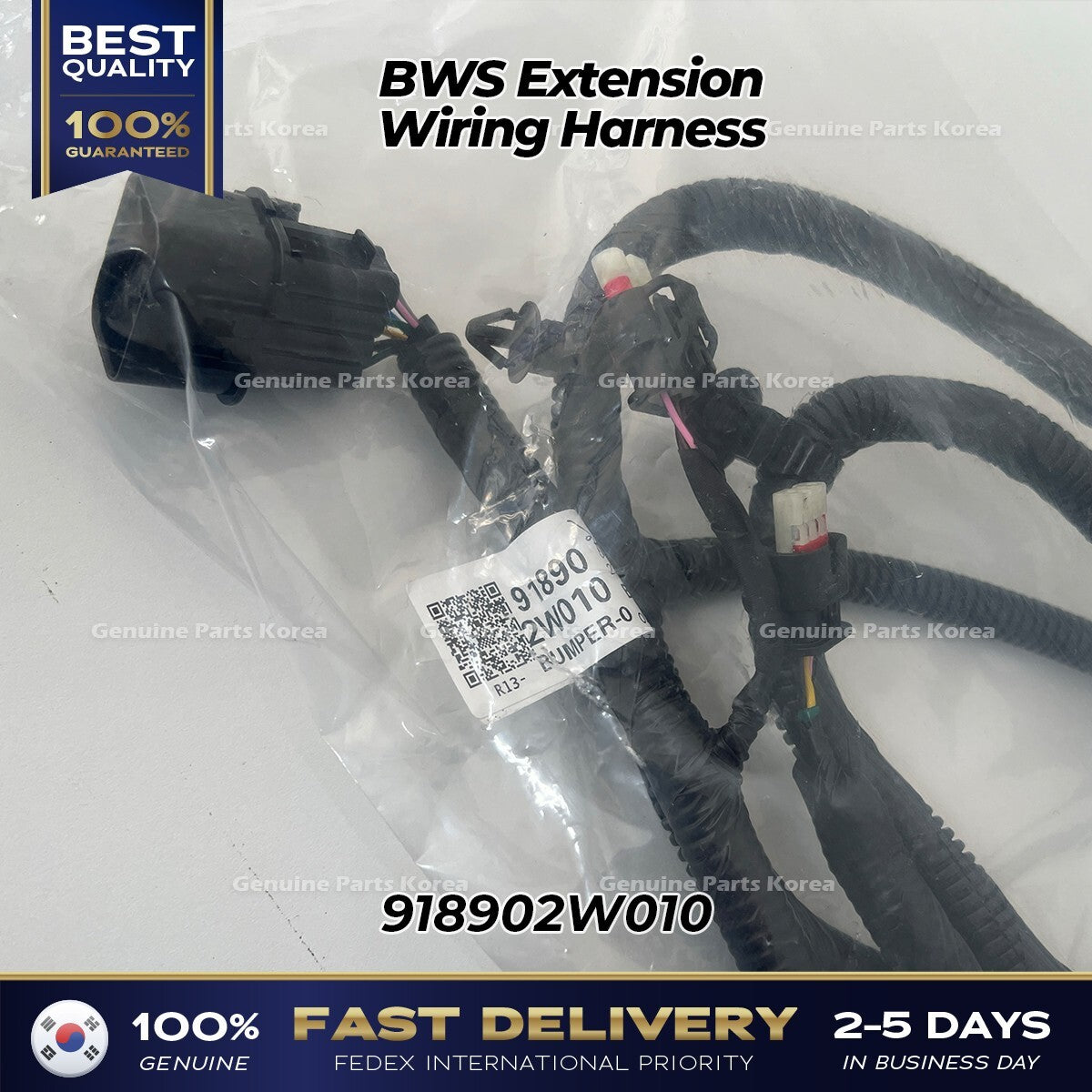 Genuine BWS Extension Wiring Harness 918902W010 for Hyundai Santa Fe