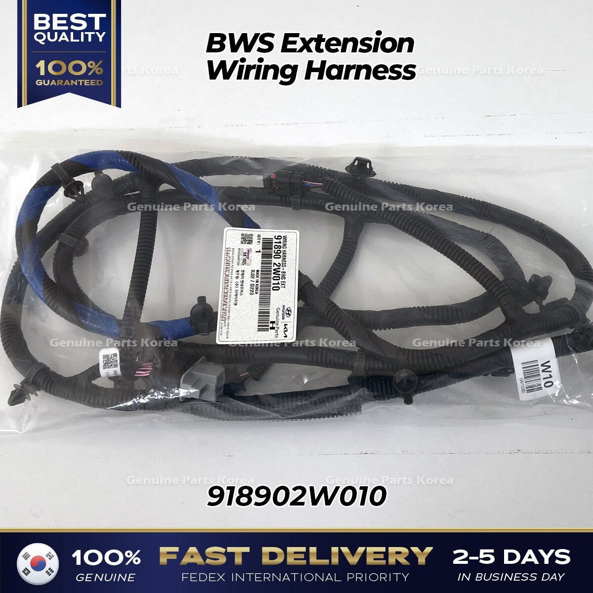 Genuine BWS Extension Wiring Harness 918902W010 for Hyundai Santa Fe