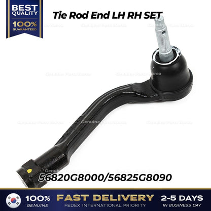 Genuine Tie Rod End LH RH SET 56820G8000 56825G8090 for Hyundai Kia