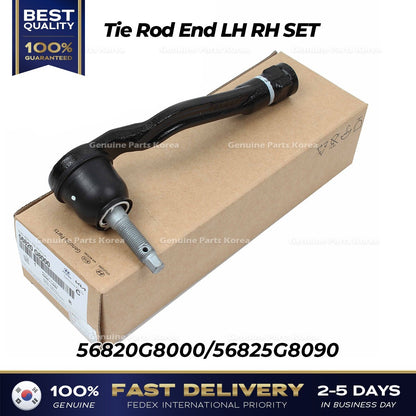 Genuine Tie Rod End LH RH SET 56820G8000 56825G8090 for Hyundai Kia