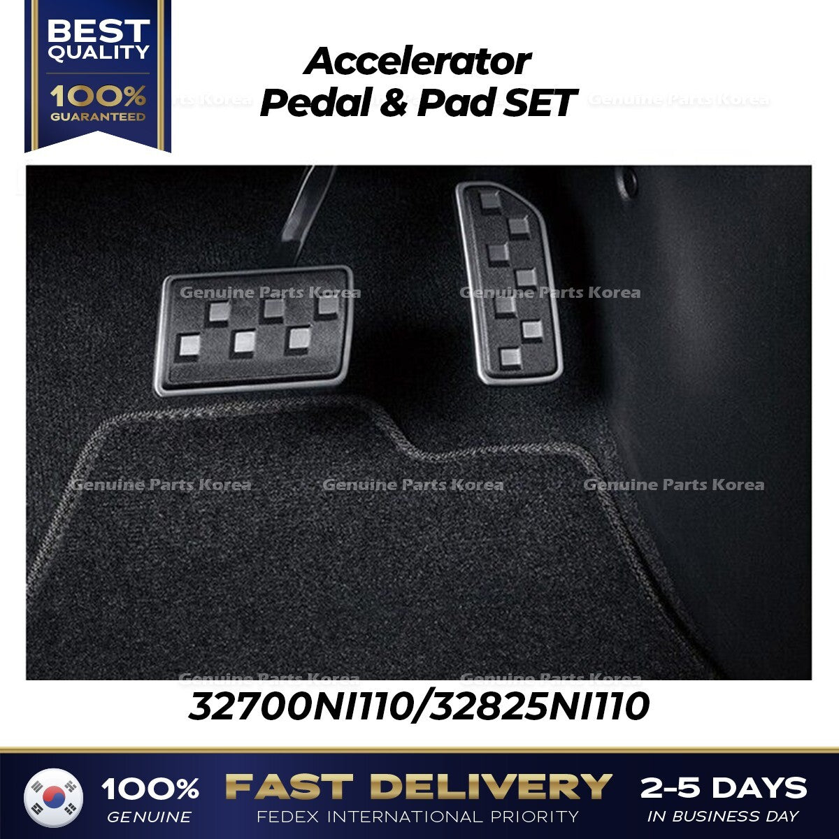 Genuine Accelerator Pedal & Pad SET 32700NI110 32825NI110 for Hyundai Ioniq 5