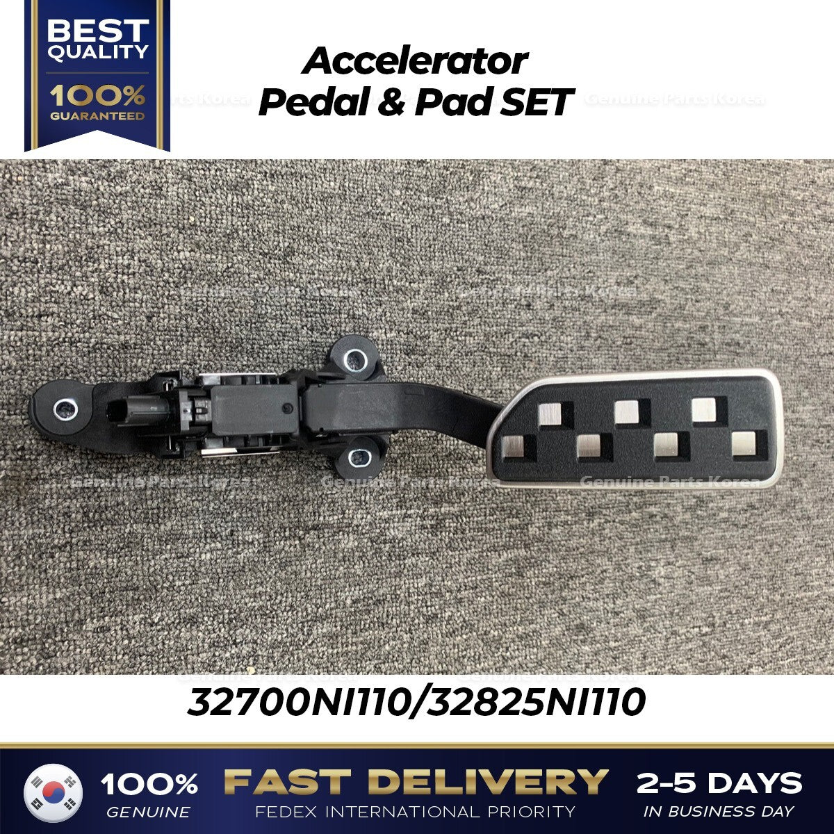 Genuine Accelerator Pedal & Pad SET 32700NI110 32825NI110 for Hyundai Ioniq 5