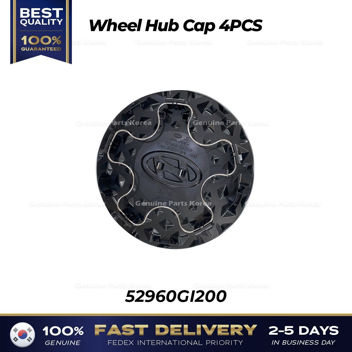 Genuine Wheel Hub Cap 4PCS 52960GI200 for Hyundai Ioniq 5