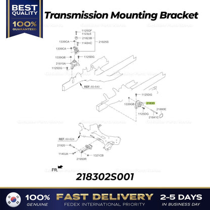 Genuine Transmission Mounting Bracket 218302S001 for Kia Sportage