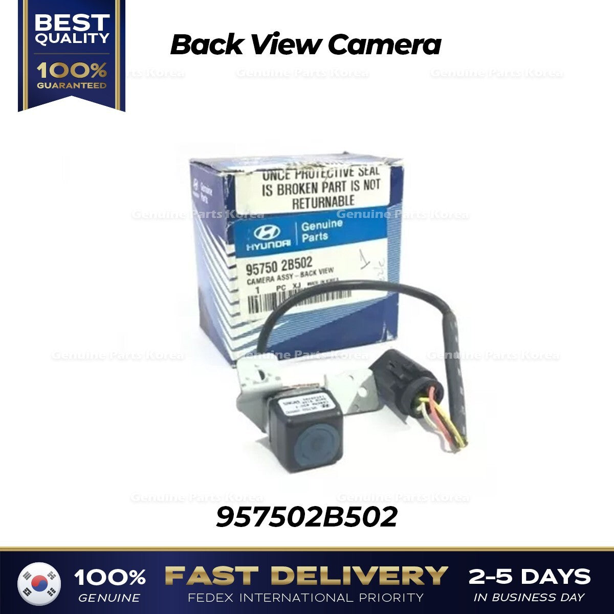 Genuine Back View Camera 957502B502 for Hyundai Santa Fe