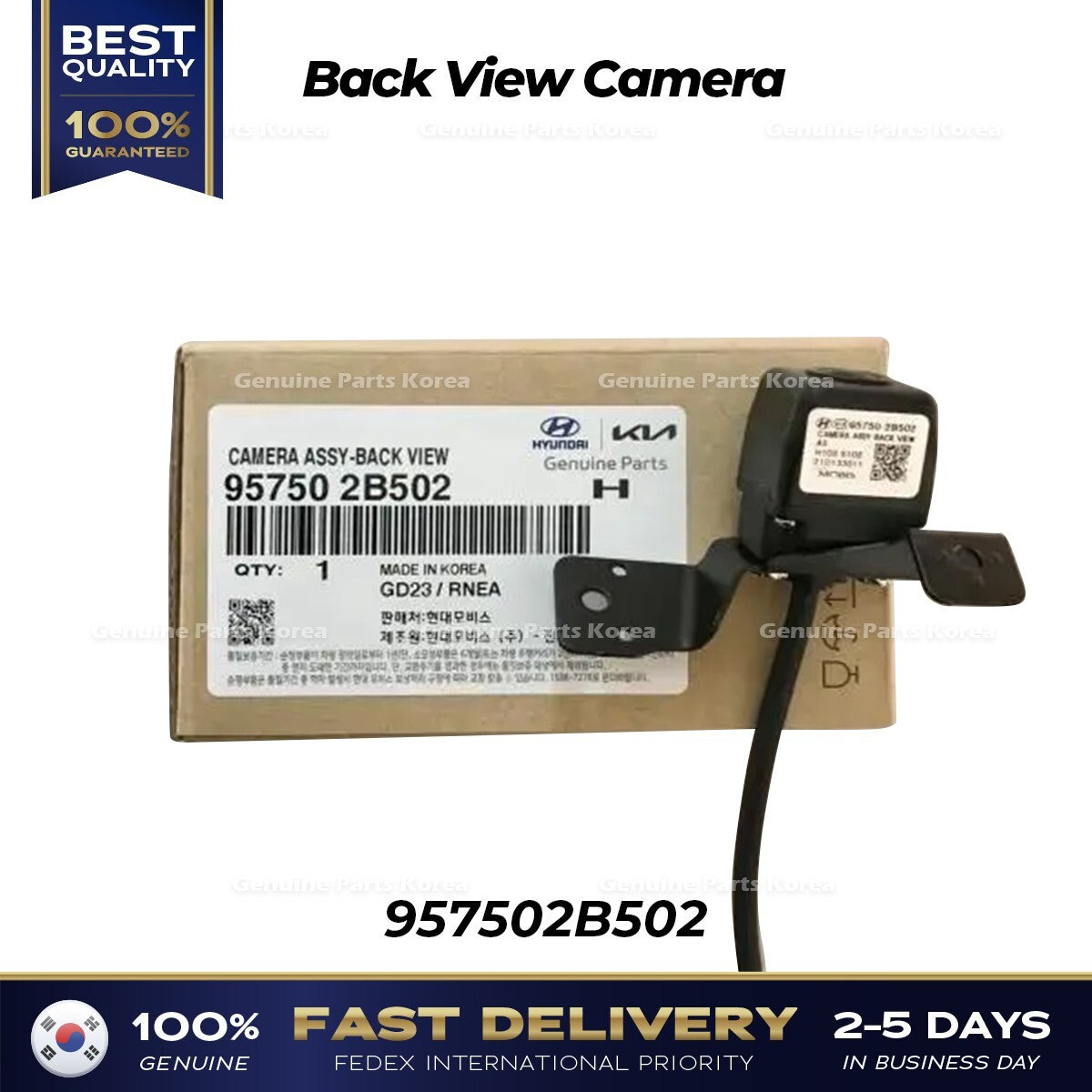 Genuine Back View Camera 957502B502 for Hyundai Santa Fe