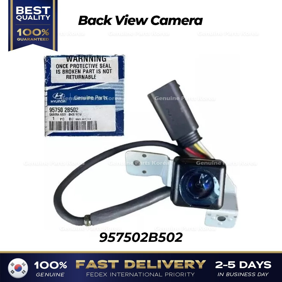 Genuine Back View Camera 957502B502 for Hyundai Santa Fe