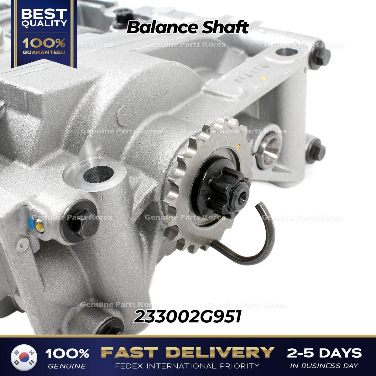 Genuine Balance Shaft 233002G951 for Hyundai Sonata Kia Optima