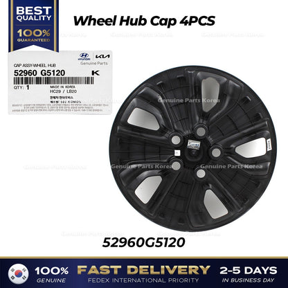 Genuine Wheel Hub Cap 4PCS 52960G5120 for Kia Niro