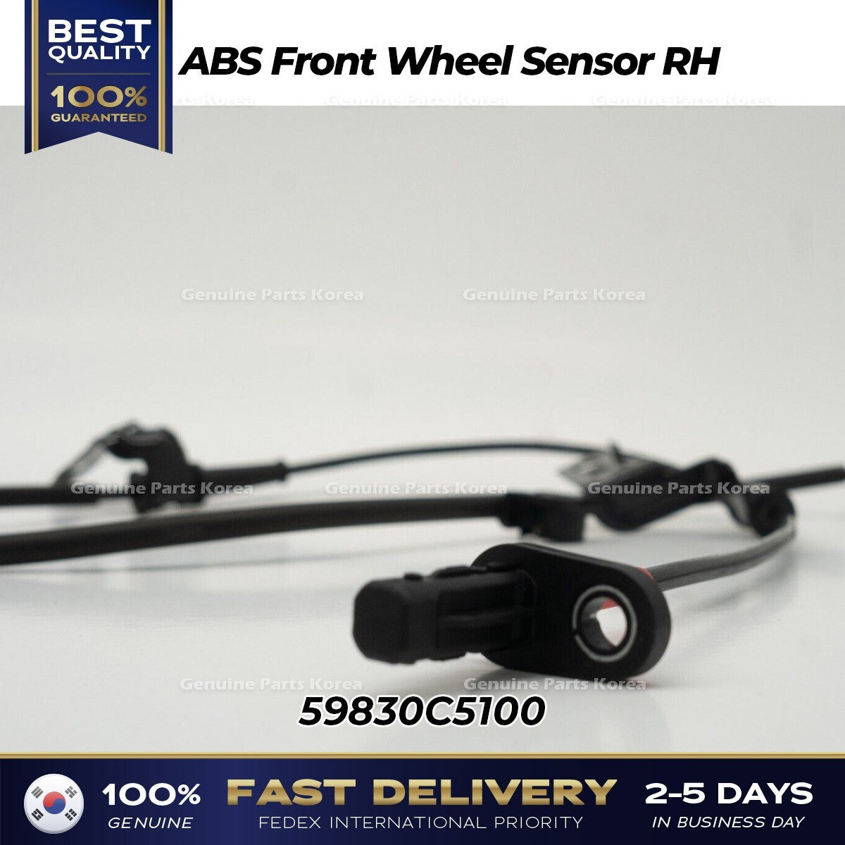 Genuine ABS Front Wheel Sensor RH 59830C5100 for Kia Sorento