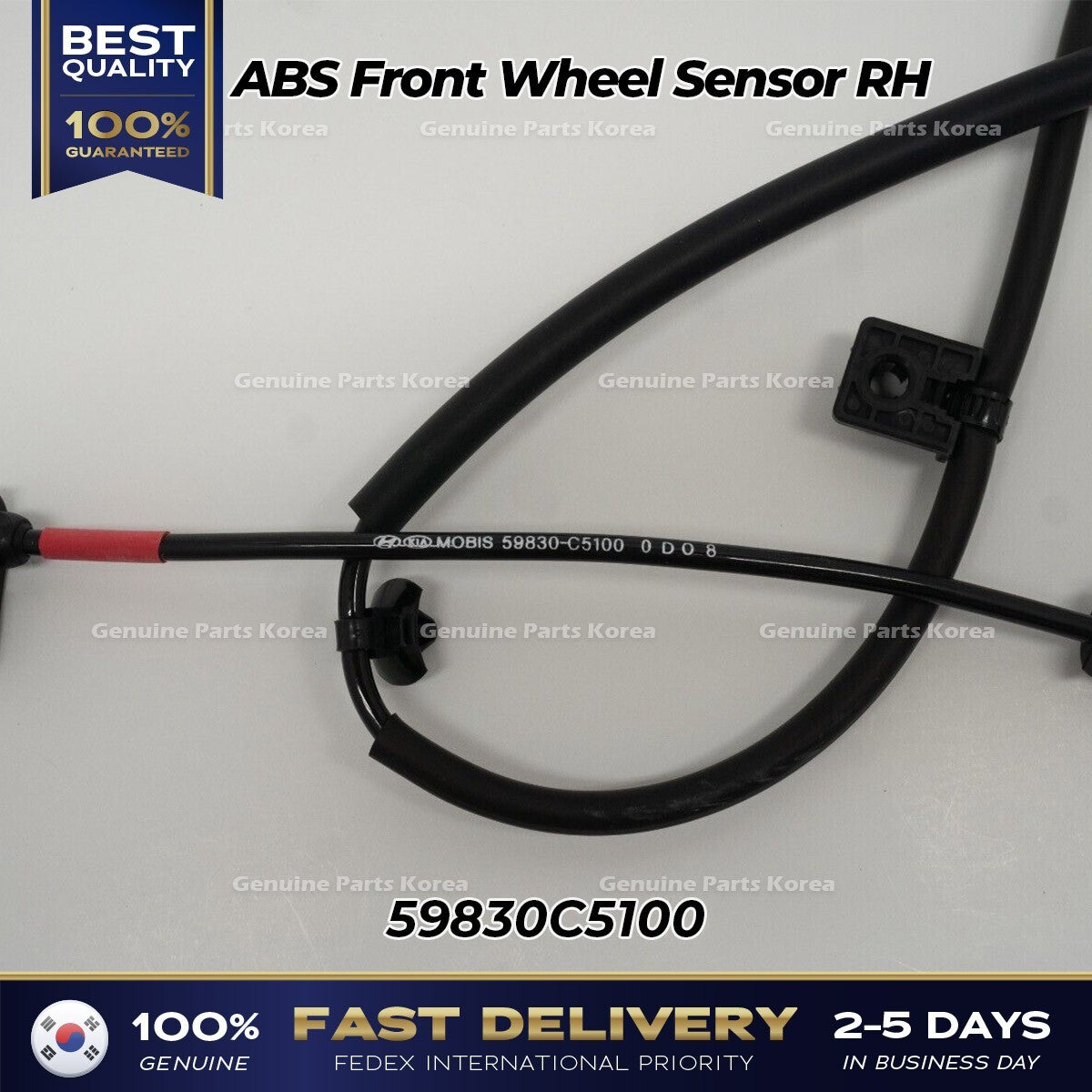 Genuine ABS Front Wheel Sensor RH 59830C5100 for Kia Sorento