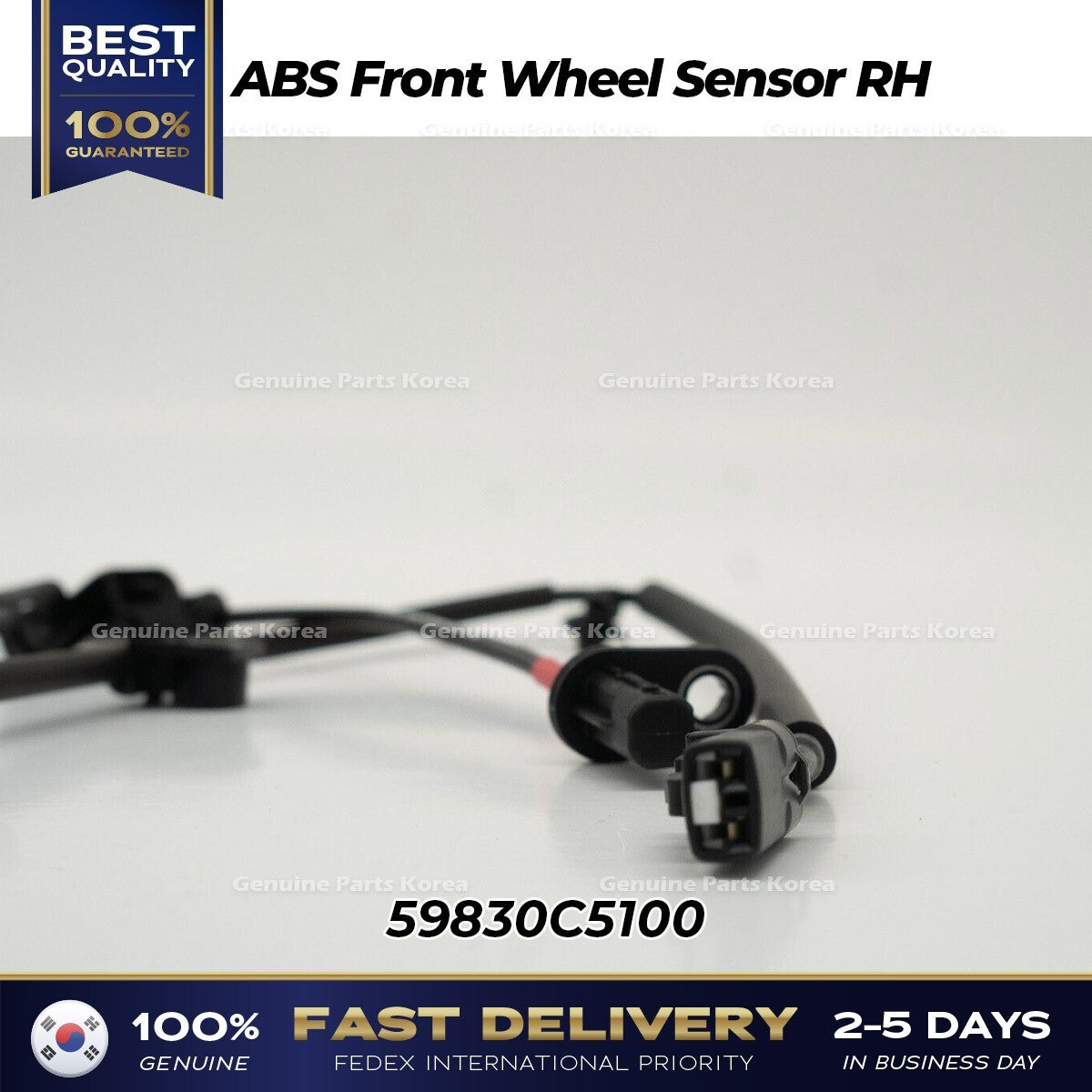 Genuine ABS Front Wheel Sensor RH 59830C5100 for Kia Sorento
