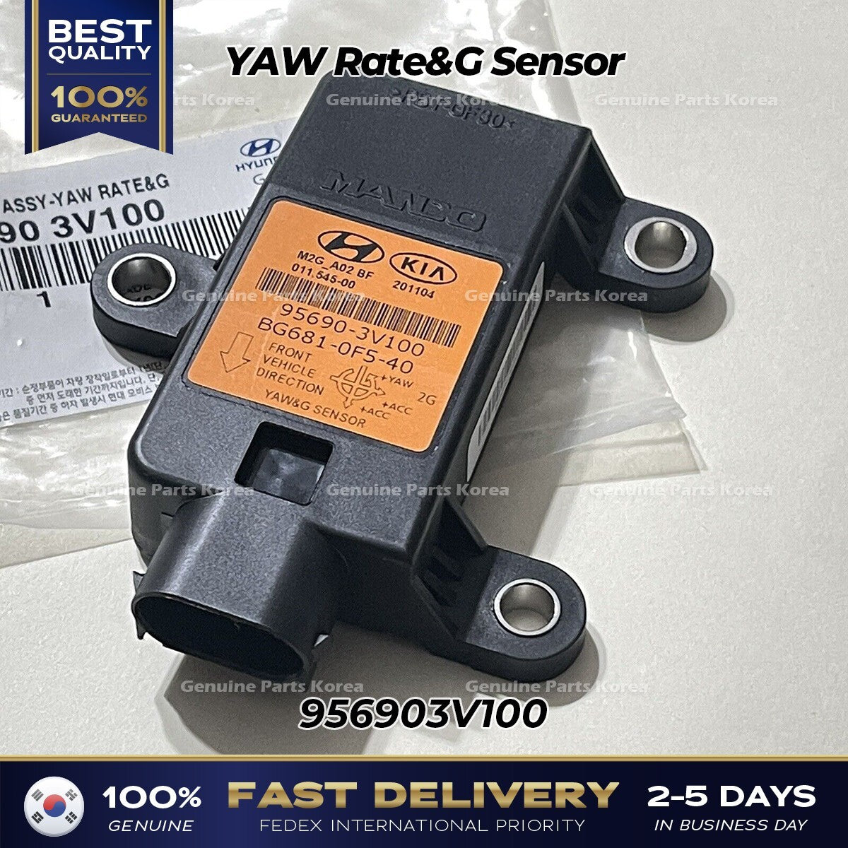 Genuine YAW Rate&G Sensor 956903V100 for Hyundai Accent Kia Borrego