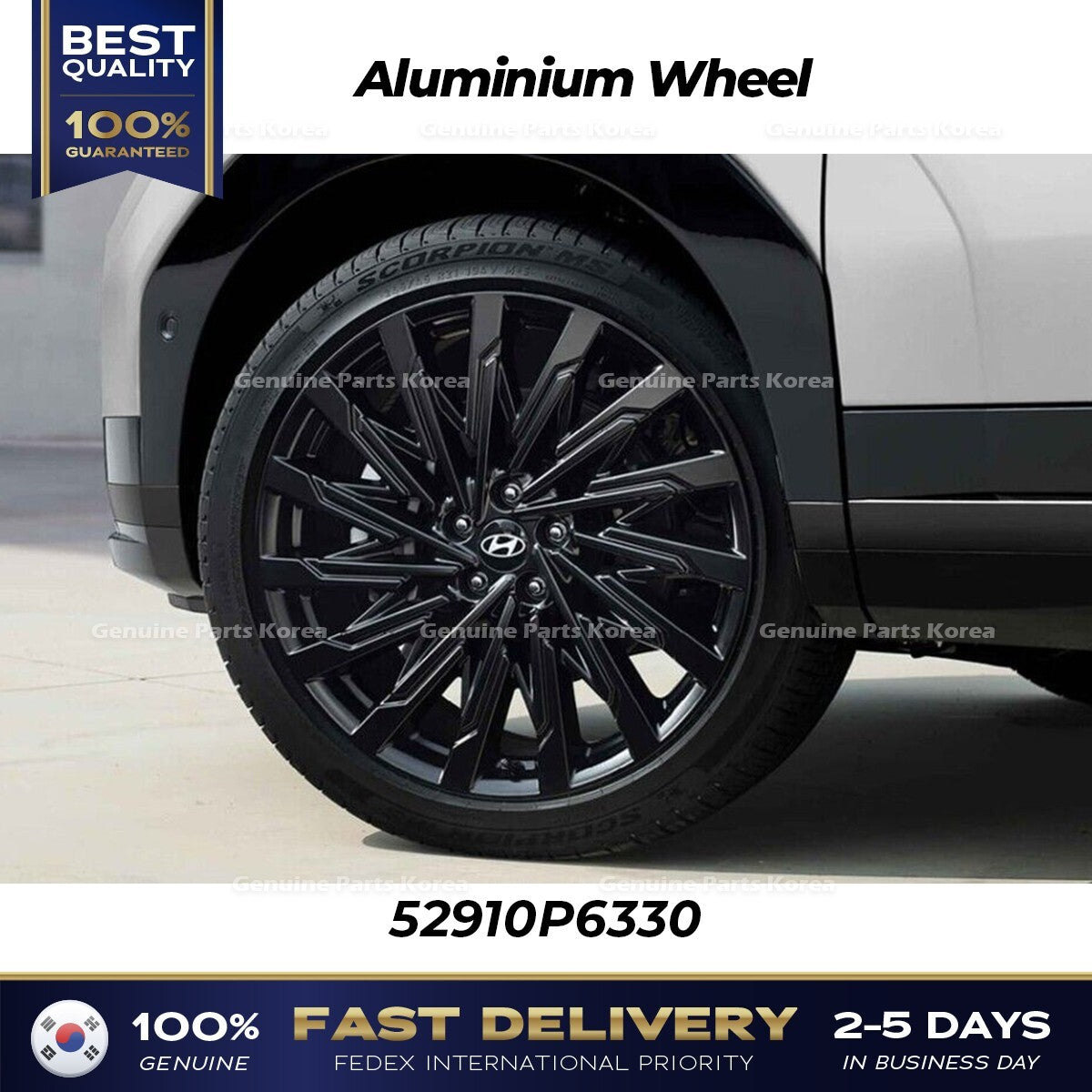 Genuine Aluminium Wheel 52910P6330 for Hyundai Santa Fe MX5