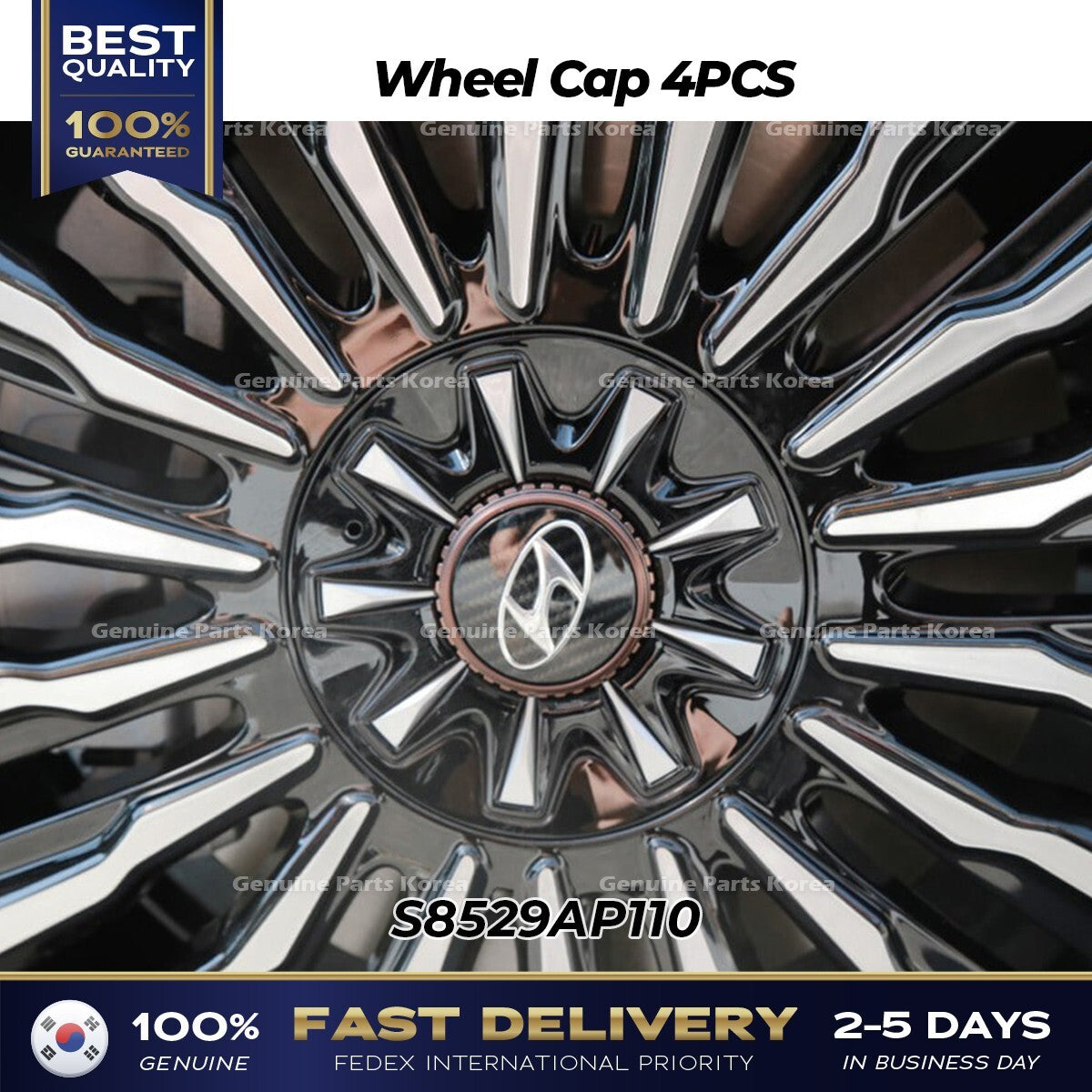 Genuine Wheel Cap 4PCS S8529AP110 for Hyundai Palisade