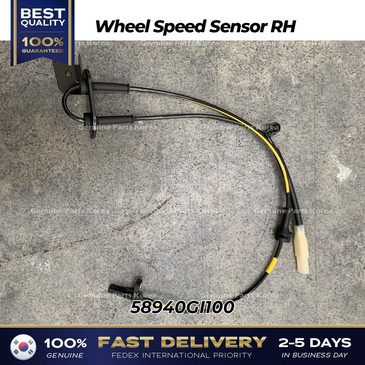 Genuine Wheel Speed Sensor RH 58940GI100 for Hyundai Ioniq 5