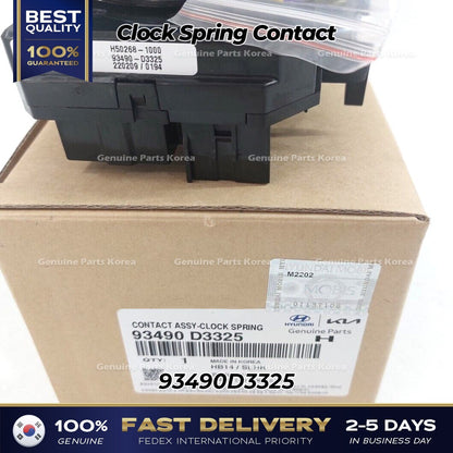 Genuine Clock Spring Contact 93490D3325 for Hyundai Tucson