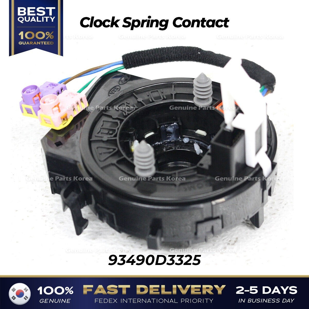 Genuine Clock Spring Contact 93490D3325 for Hyundai Tucson