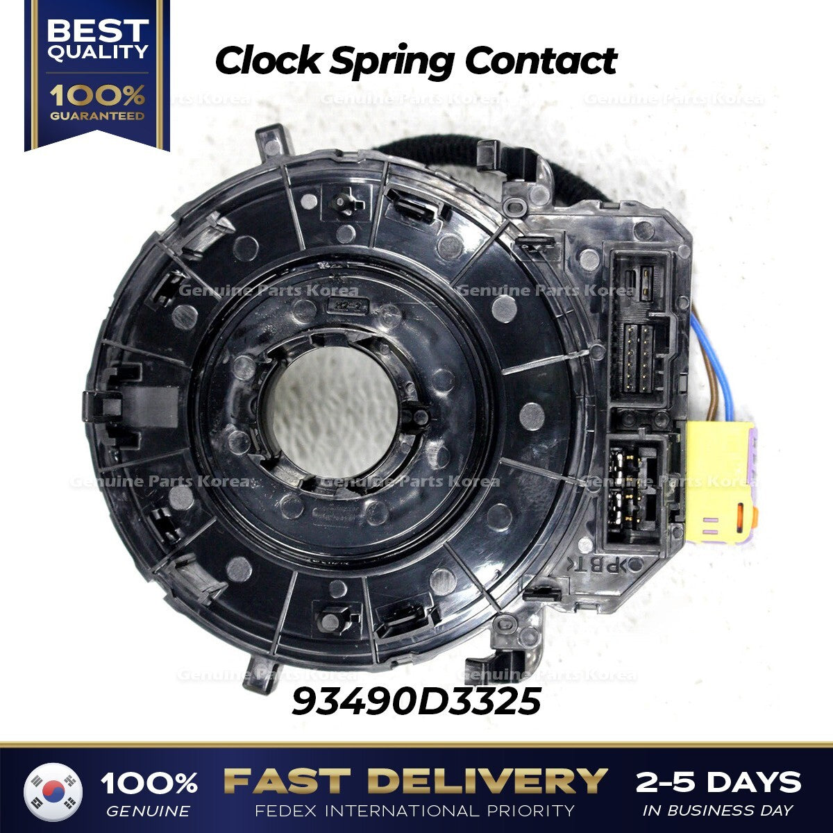 Genuine Clock Spring Contact 93490D3325 for Hyundai Tucson