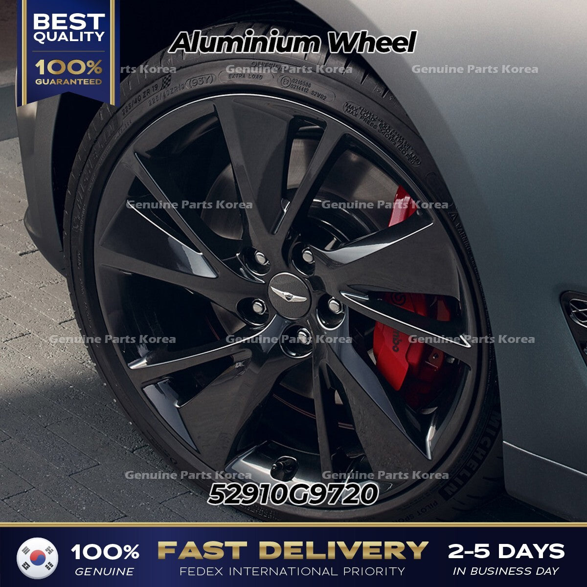 Genuine Aluminium Wheel 52910G9720 for Hyundai Genesis G70