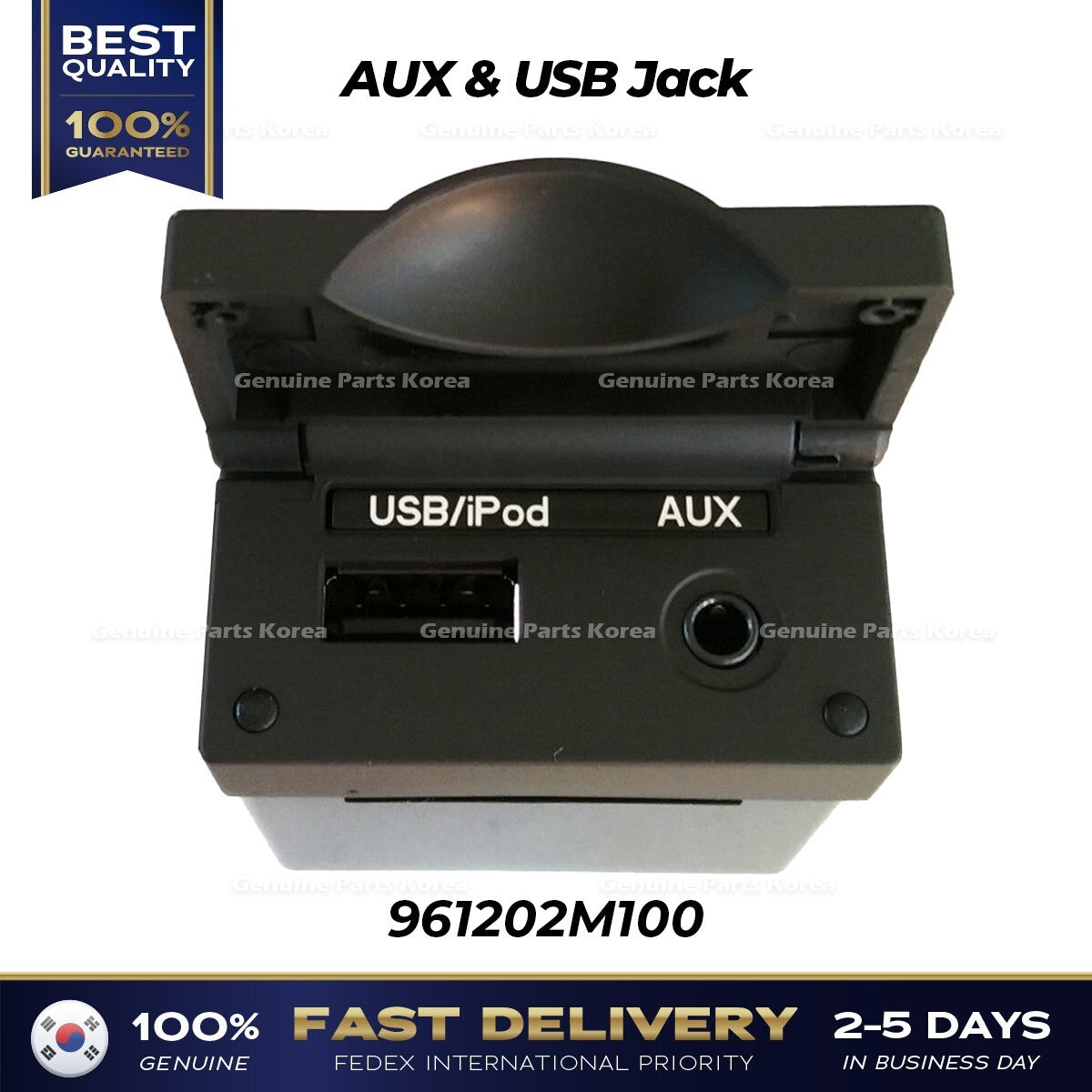 Genuine AUX & USB Jack 961202M100 for Hyundai Genesis Coupe