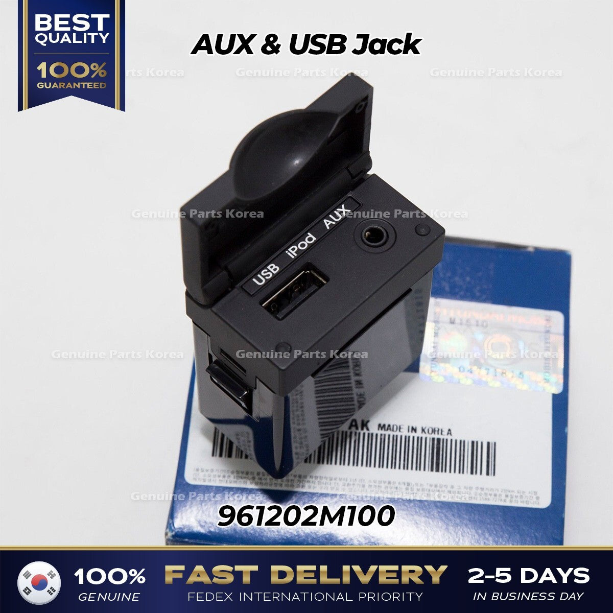 Genuine AUX & USB Jack 961202M100 for Hyundai Genesis Coupe
