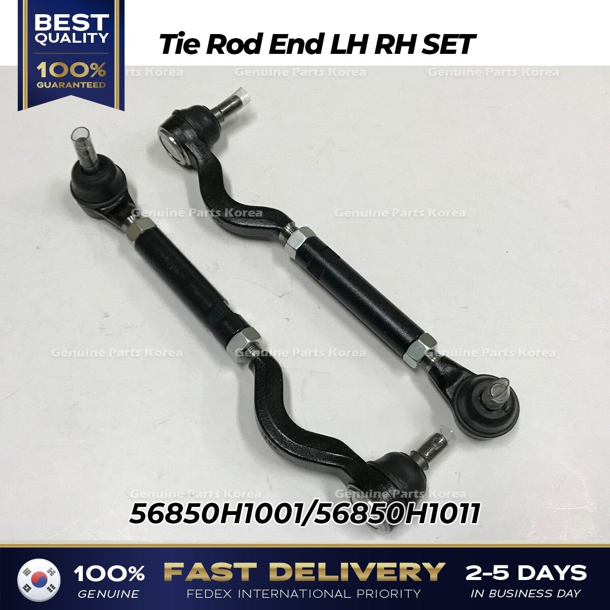 Genuine Tie Rod End LH RH SET 56850H1001 56850H1011 for Hyundai Terracan