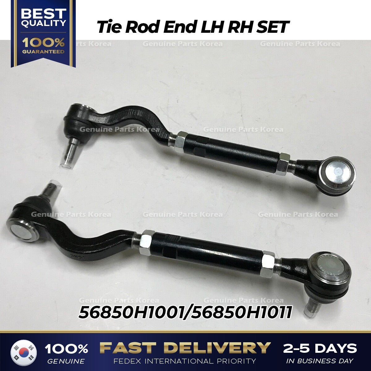 Genuine Tie Rod End LH RH SET 56850H1001 56850H1011 for Hyundai Terracan