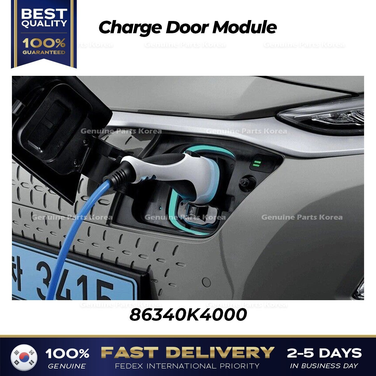 Genuine Charge Door Module 86340K4000 for Hyundai Kona Electric