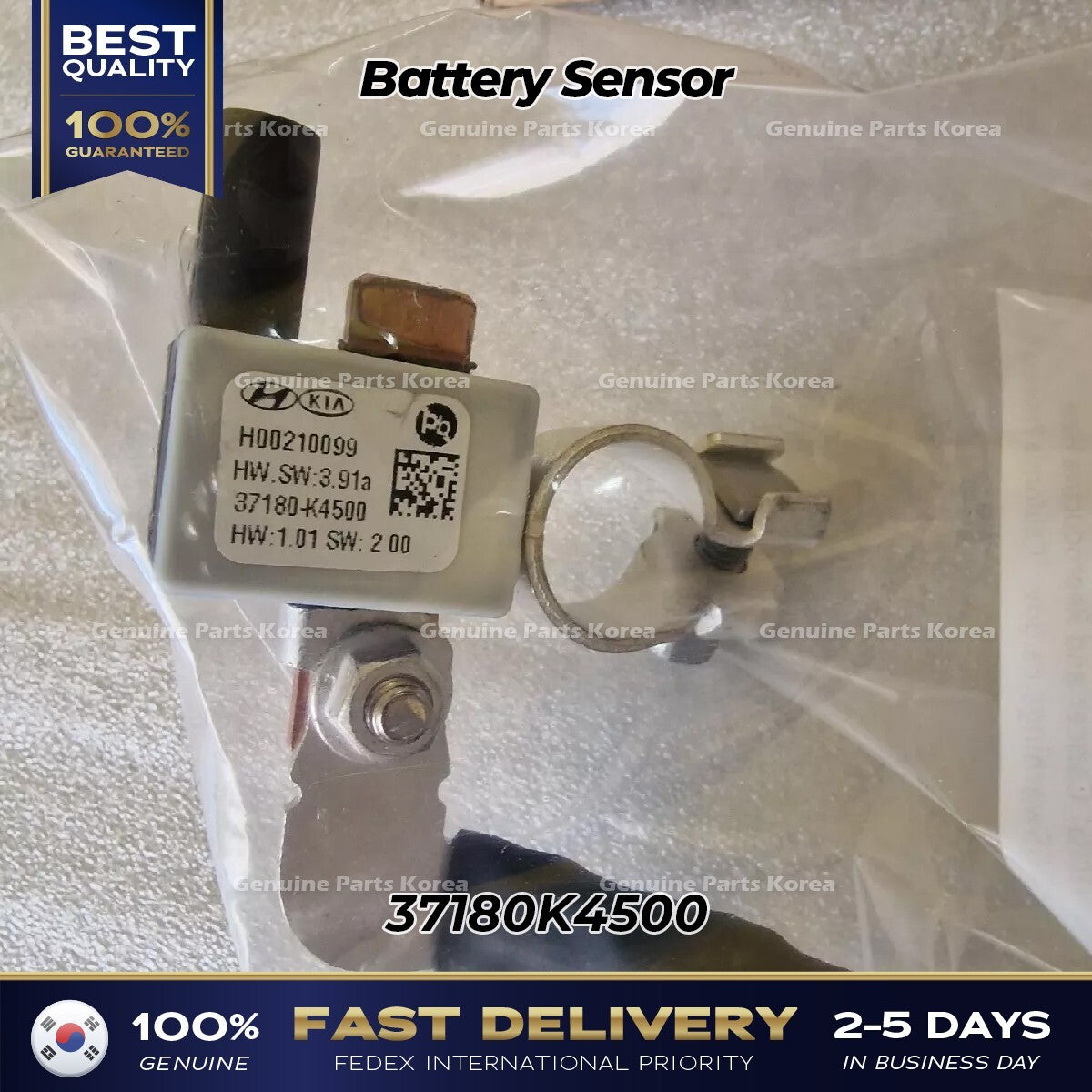 Genuine Battery Sensor 37180K4500 for Hyundai Kona