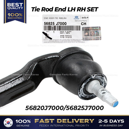 Genuine Tie Rod End LH RH SET 56820J7000 56825J7000 for Hyundai Kia
