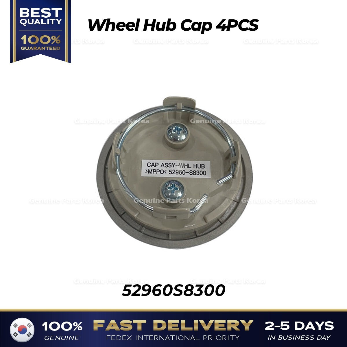 Genuine Wheel Hub Cap 4PCS 52960S8300 for Hyundai Palisade