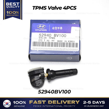 Genuine TPMS Valve 4PCS 52940BV100 for Hyundai H1 Staria Kia EV6