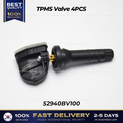 Genuine TPMS Valve 4PCS 52940BV100 for Hyundai H1 Staria Kia EV6
