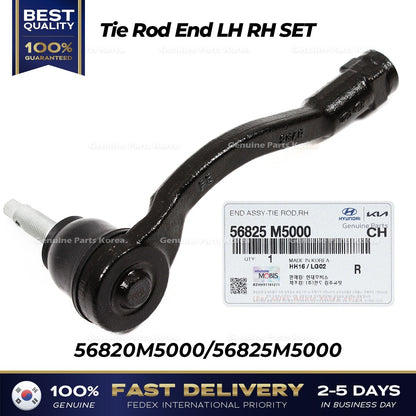 Genuine Tie Rod End LH RH SET 56820M5000 56825M5000 for Hyundai Nexo Santa Fe