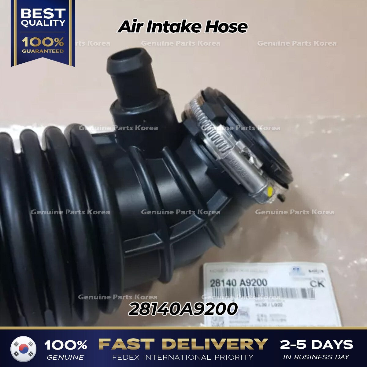 Genuine Air Intake Hose 28140A9200 for Kia Carnival