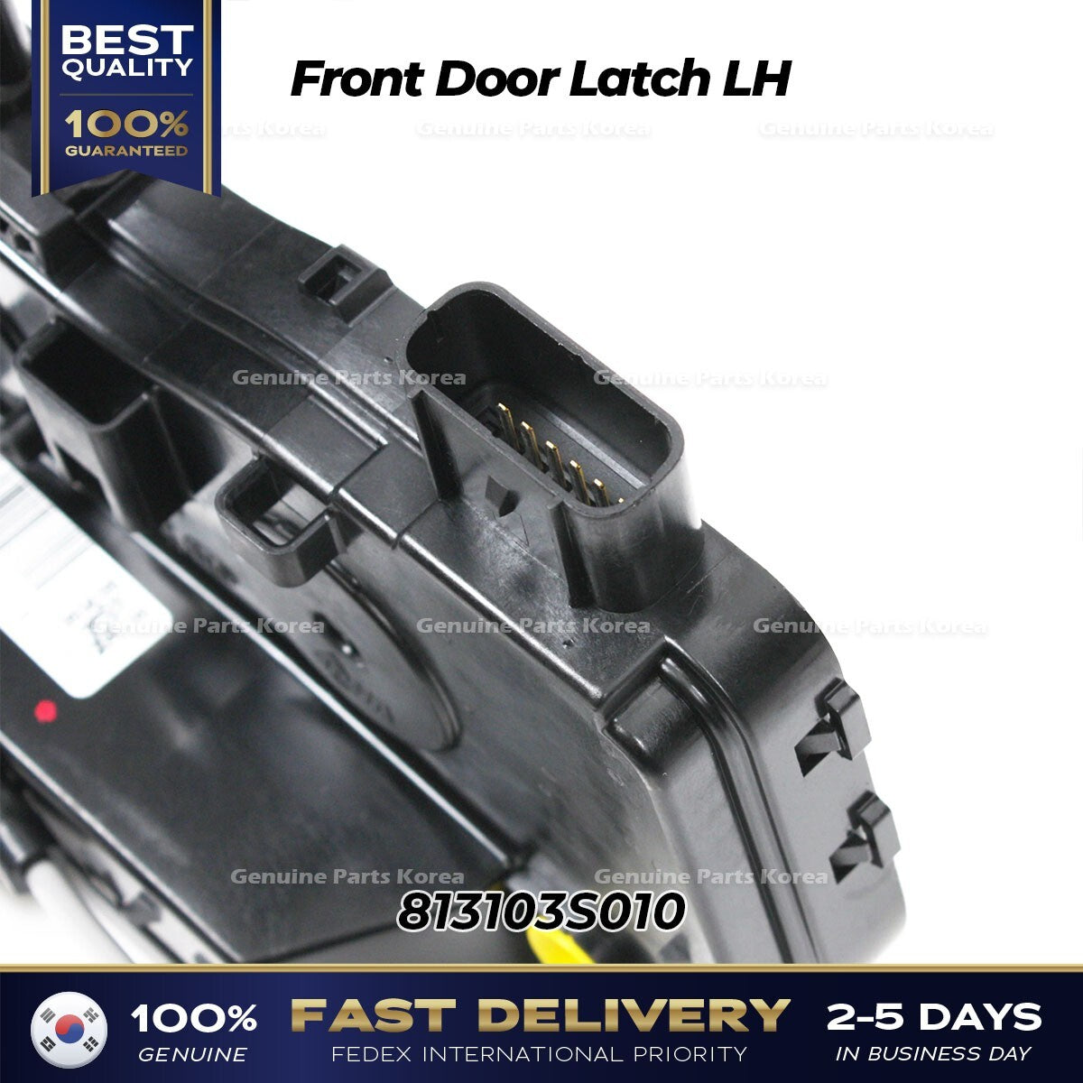 Genuine Front Door Latch LH 813103S010 for Hyundai Sonata