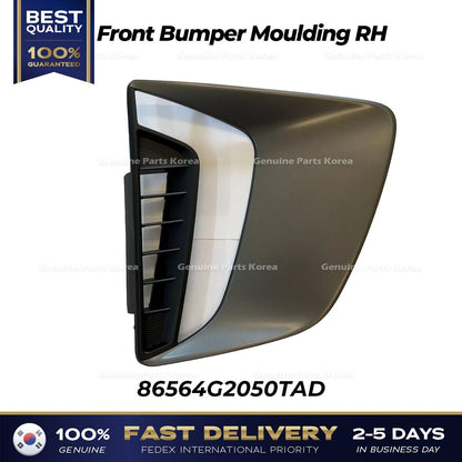 Genuine Front Bumper Moulding RH 86564G2050TAD for Hyundai Ioniq