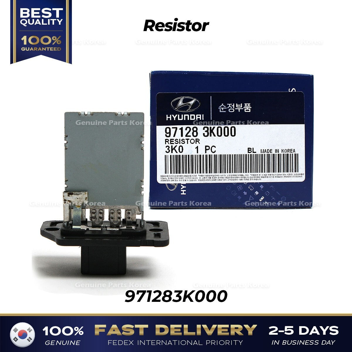 Genuine Resistor 971283K000 for Hyundai Elantra Kia Forte