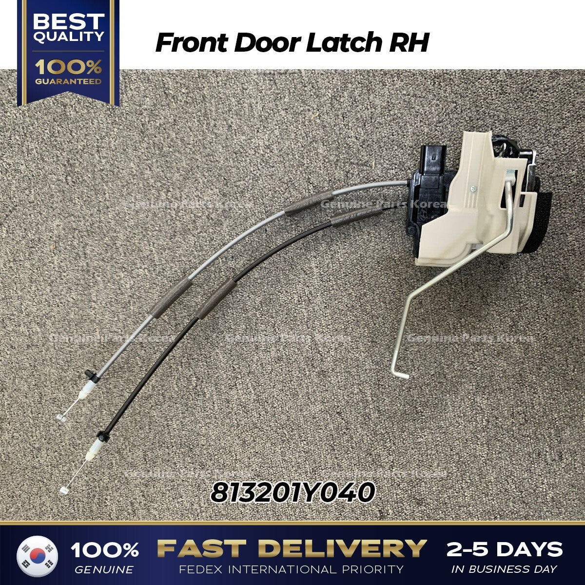 Genuine Front Door Latch RH 813201Y040 for Kia Morning Picanto