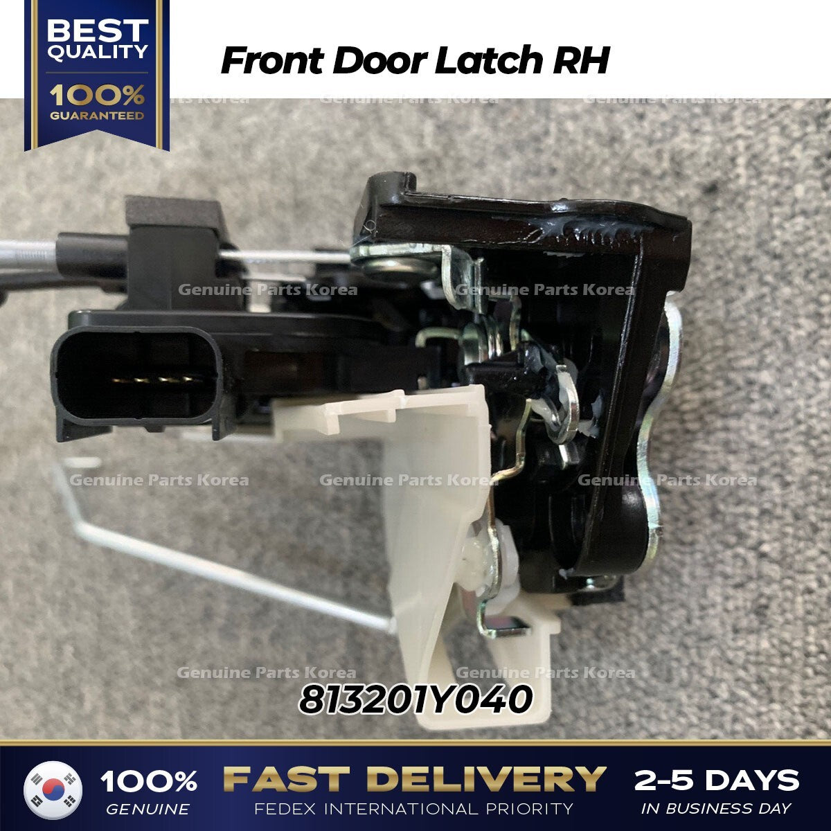 Genuine Front Door Latch RH 813201Y040 for Kia Morning Picanto