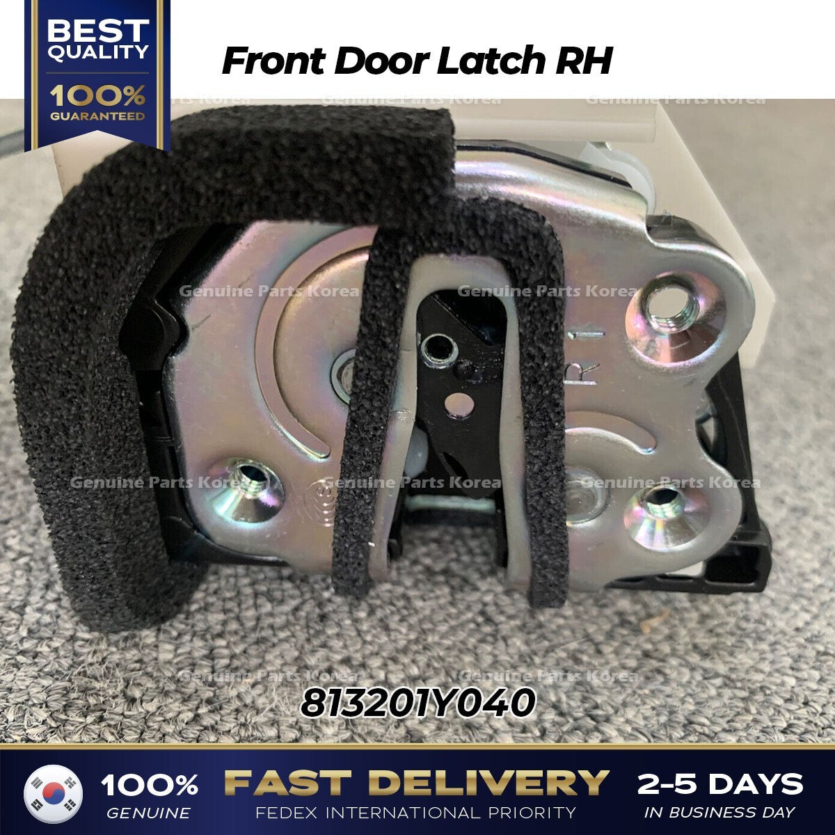 Genuine Front Door Latch RH 813201Y040 for Kia Morning Picanto