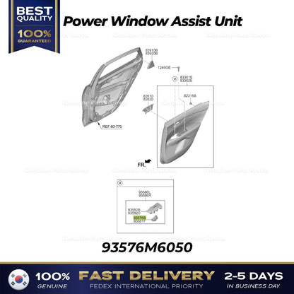 Genuine Power Window Assist Unit 93576M6050 for Kia Forte