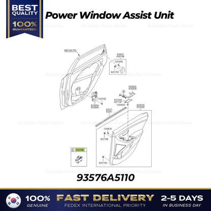 Genuine Power Window Assist Unit 93576A5110 for Hyundai Elantra