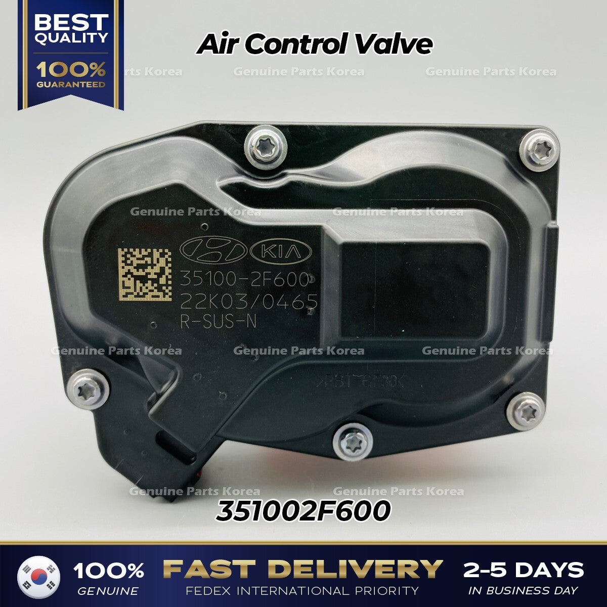 Genuine Air Control Valve 351002F600 for Hyundai Santa Fe Kia Sportage