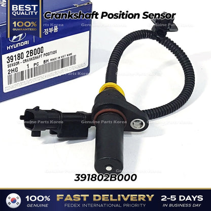 Genuine Crankshaft Position Sensor 391802B000 for Hyundai Kia