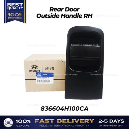 Genuine Rear Door Outside Handle RH 836604H100CA for Hyundai H1